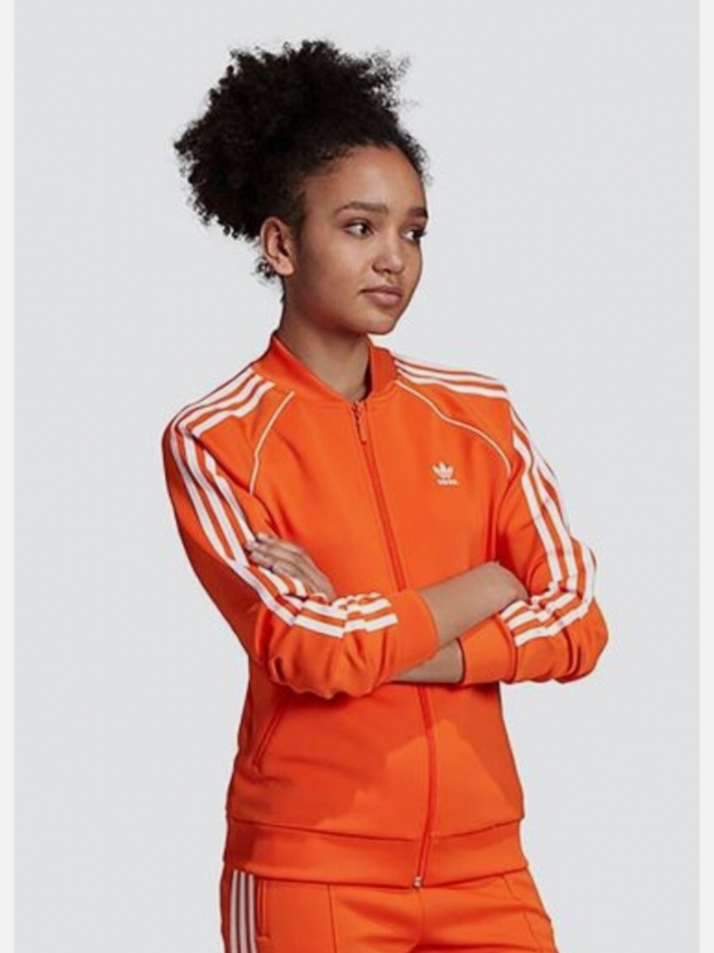 Adidas Originals Sst Track Jacket NWT- Orange - Size:Medium ED7589